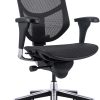 Lorell® Big & Tall Ergonomic Mesh Mid-Back Task Chair, Black 4