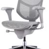 WorkPro® Quantum 9000V2 Series Ergonomic Mesh/Mesh Mid-Back Chair, Black/Gray