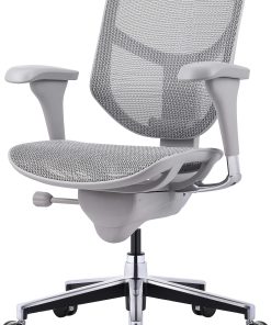 WorkPro® Quantum 9000V2 Series Ergonomic Mesh/Mesh Mid-Back Chair, Black/Gray