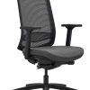 WorkPro® Expanse Series Multifunction Ergonomic Mesh/Fabric High-Back Executive Chair, Black/Gray, BIFMA Compliant