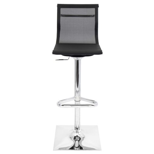 Lumisource Mirage Bar Stool, Black/Silver, BSTWMIRAGE BK - Image 2