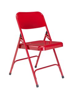 National Public Seating Series 200 Folding Chairs, Red, Set Of 4 Chairs 2