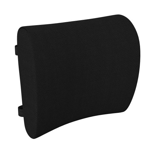 Flash Furniture Rey Lumbar Support Back Pillow With Adjustable Straps, Black - Image 2