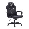 Flash Furniture Mesh Mid-Back Swivel Task Chair With Arms, Navy/Silver 3