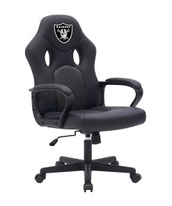 Imperial NFL Vision Faux Leather/Mesh High-Back Computer Gaming Chair, Las Vegas Raiders
