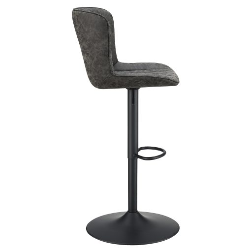 Office Star Kirkdale Adjustable Counter Height Stools, Charcoal, Set Of 2 Stools - Image 2
