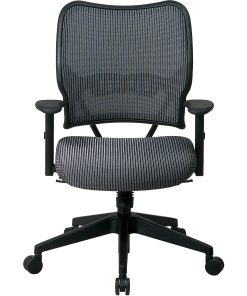 Office Star™ Deluxe Task Chair With VeraFlex™ Seat And Back, Charcoal/Black 2