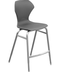 Marco Group™ Apex™ Apex Series Adjustable Stool, Charcoal/Chrome 2