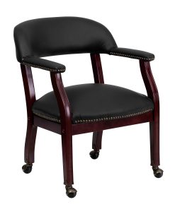 Flash Furniture Leathersoft Conference Chairs, Black 2