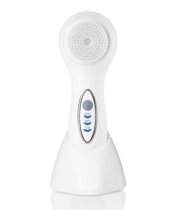 Conair True Glow® Waterproof And Rechargeable Sonic Facial Brush, 2-1/2”H x 2”W x 2”D, White 2