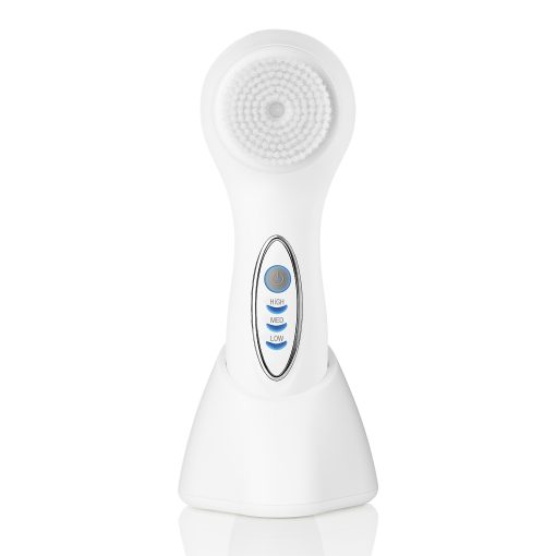 Conair True Glow® Waterproof And Rechargeable Sonic Facial Brush, 2-1/2”H x 2”W x 2”D, White - Image 2