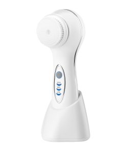 Conair True Glow® Waterproof And Rechargeable Sonic Facial Brush, 2-1/2”H x 2”W x 2”D, White