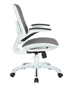 Office Star™ Riley Ergonomic Mesh Mid-Back Office Chair, Black 2