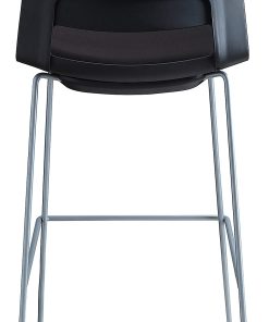 Lorell® Artic Series Stack Stools, Black, Set Of 2 2