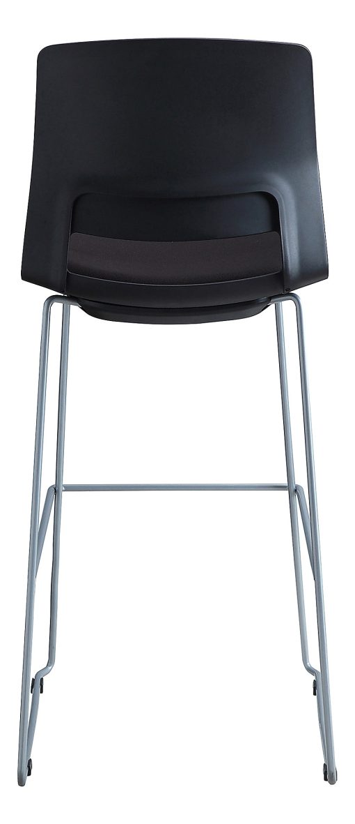 Lorell® Artic Series Stack Stools, Black, Set Of 2 - Image 2