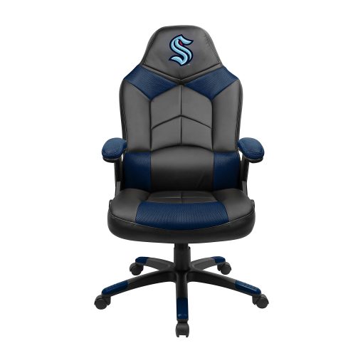 Imperial NHL Faux Leather Oversized Computer Gaming Chair, Seattle Kraken