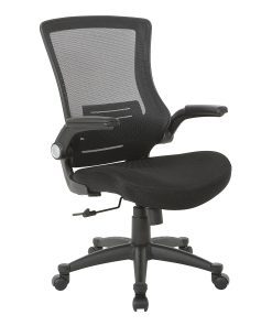 Office Star™ WorkSmart Manager Chair, Black/Silver 2