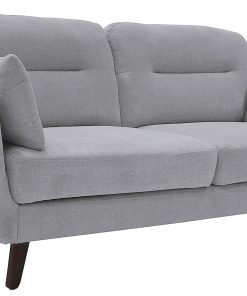 Serta® Sierra Collection Loveseat, Smoke Gray/Chestnut 2