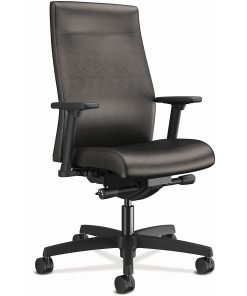 HON® Ignition™ Mid-Back Task Chair, T-Arms, Black 2