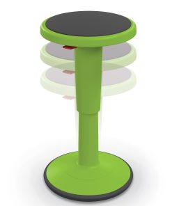 Hierarchy Height-Adjustable Grow Stool, 24″H, Green 2
