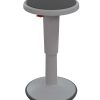 Lifestyle Solutions Brady Fabric Ottoman, 19”H x 18”W x 18”D, Gray 4