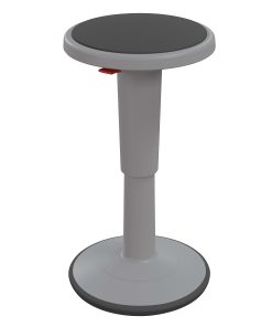 Hierarchy Height-Adjustable Grow Stool, 24"H, Gray