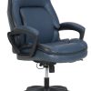 Serta® iComfort i6000 Big & Tall Ergonomic Bonded Leather High-Back Executive Office Chair, Brown/Silver 3