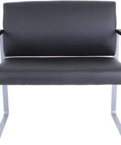 Lorell® Healthcare Seating Bariatric Guest Chair, Black 2