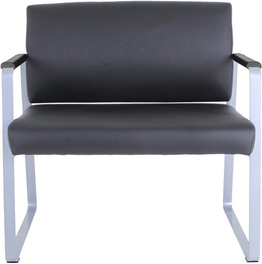 Lorell® Healthcare Seating Bariatric Guest Chair, Black - Image 2