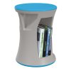 MooreCo Hierarchy Flipz Stacking Rocking Stool, Gray/Blue
