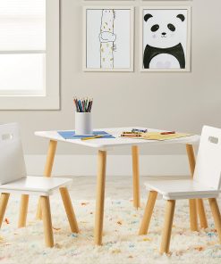 Realspace® Briggle Activity Table And Chairs, White