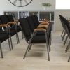 Elama Indoor And Outdoor Plastic Folding Chairs, White/Gray, Set Of 4 Chairs 4