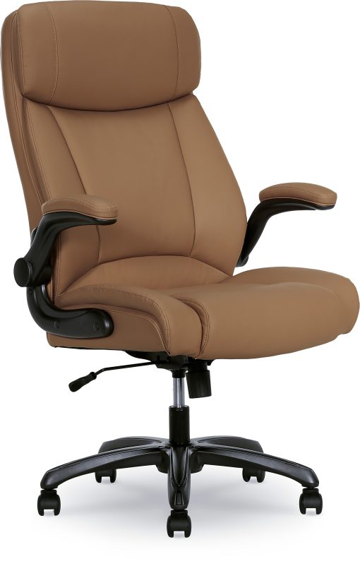 Serta® Torrington Ergonomic High-Back Faux Leather Big & Tall Executive Office Chair, Light Tan