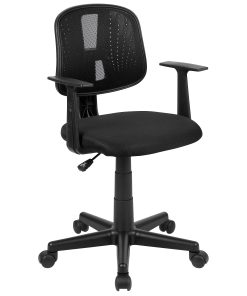 Flash Furniture Flash Fundamentals Mesh Low/Mid-Back Task Chair, Black 2