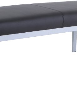Lorell® Healthcare Seating Guest Bench, Black