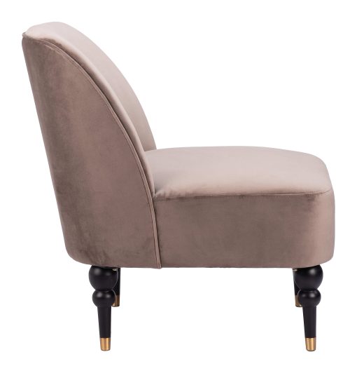 Zuo Bintulu Accent Chair, Taupe - Image 2