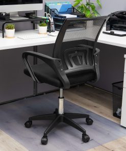 Mind Reader Ergonomic Mesh Mid-Back Swivel Executive Office Chair, Black 2