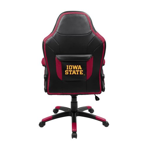 Imperial NCAA Faux Leather Oversized Computer Gaming Chair, Iowa State - Image 2