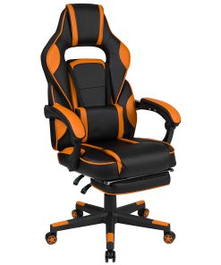 Flash Furniture X40 Gaming Chair With Fully Reclining Back And Arms, Black/Orange 2