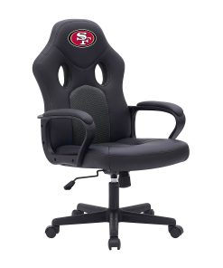 Imperial NFL Vision Faux Leather/Mesh High-Back Computer Gaming Chair, San Francisco 49ers