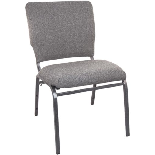 Flash Furniture Advantage Multipurpose Church Chair, Charcoal Gray/Silver Vein - Image 2