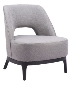 Zuo Mistley Accent Chair, Gray