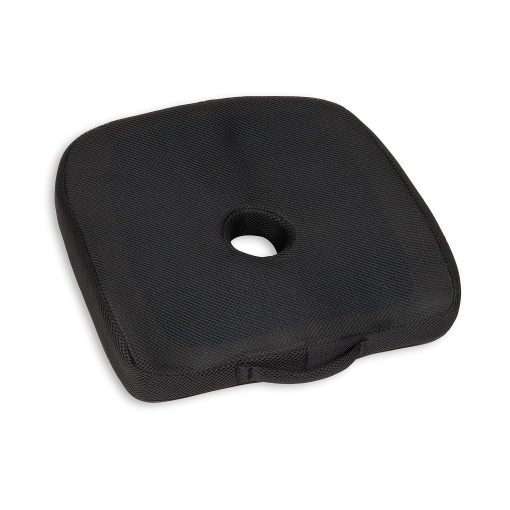 Mind Reader Ergonomic Gel Seat Cushion, 3-1/4"H x 14-1/2"W x 17-1/2"D, Black