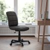 Office Star™ Deluxe Ergonomic Fabric Drafting Chair With Back, Black 4