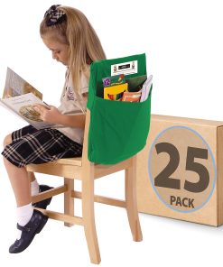 Victor Seat Sack® Chair Cover Classroom Pack, 17″ x 1/2″, Green, Pack Of 25 Covers 2