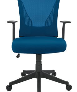 Realspace® Radley Mesh/Fabric Mid-Back Task Office Chair, Rich Blue, BIFMA Compliant 2