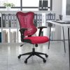 Office Star™ SPX23595C Faux Leather Mid-Back Guest Chair, Espresso 4