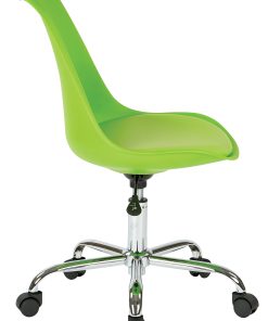 Ave Six Emerson Mid-Back Chair, Green/Silver 2
