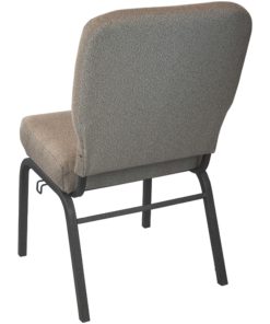 Flash Furniture Advantage Signature Elite Church Chair, Tan Speckle/Black 2