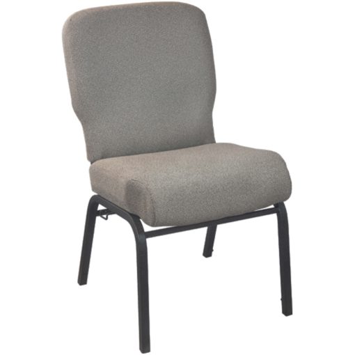 Flash Furniture Advantage Signature Elite Church Chair, Tan Speckle/Black
